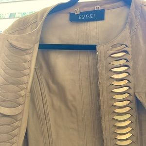Gucci leather jacket